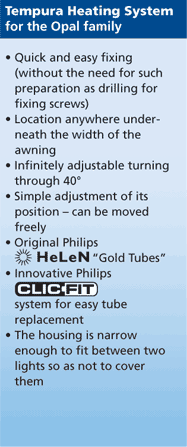 Tempura Heating Features